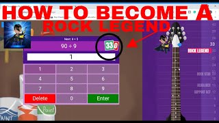 HOW TO BECOME A ROCK LEGEND TTRockstars [upl. by Kokoruda]