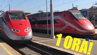 1 ORA DI TRENI FRECCIAROSSA [upl. by Airitak388]