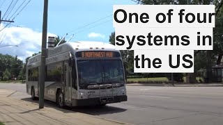 Next Generation of Trolleybuses in Dayton Ohio USA 2018 [upl. by Aloiv]