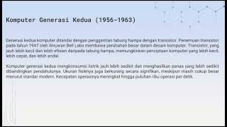 UTS PENGANTAR IT SEJARAH PERKEMBANGAN KOMPUTER PAI UNISMUH MAKASSAR AMUHNIR 105191107222 [upl. by Marne]