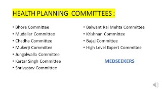 Health Planning Committees  Simplified Preventive and Social Medicine [upl. by Nyral211]