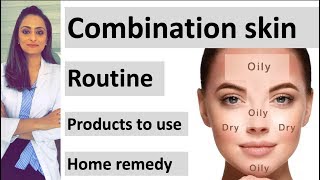 combination skin care  face wash moisturiser sunscreen home remedy  dermatologist [upl. by Retsehc]