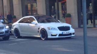 MercedesBenz s63 amg LORINSER accelerate MONSTER in Hamburg [upl. by Eunice]