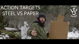 Action Targets Steel vs Paper [upl. by Anawahs]