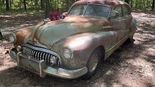 1948 Buick Roadmaster Restoration Part 1  Overview Tires and Towing [upl. by Hattie797]