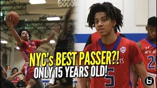 NYCs Best Passer 15 Year Old Jaquan Carlos is a TRUE POINT GUARD [upl. by Grizelda]