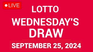 The National Lottery Lotto Draw Live results from Wednesday 25 Sep 2024  tonights lotto [upl. by Gen]