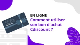 Comment utiliser un bon dachat Cdiscount en ligne [upl. by Amorette]