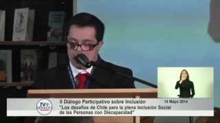 Felipe Garrido funcionario Cámara de Diputados  II Diálogo Participativo sobre Inclusión [upl. by Leinehtan]