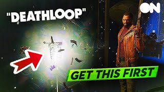 Deathloop  The Best Slabs Weapons and Visionary Tips [upl. by Belac293]