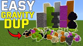 EASY Gravity Block Duplication Glitch Minecraft 121 BedrockMcpePs4Xbox [upl. by Annaor]