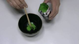 簡単なお濃茶の練り方（作り方） How to make thick matcha Theanin style [upl. by Celtic786]