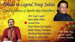 Legend Anup Jalota Bhajan  Live Performance  Apurba Roy Chowdhury  2024 [upl. by Lietman]