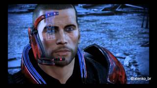 Mass Effect Kaidan and male Shepard romance Tribute Kaidan´s Flashback [upl. by Perrie]