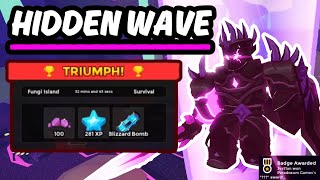 TRIUMPHING HIDDEN WAVE AWAKENED FALLEN KING RETURNS  ROBLOX TDS [upl. by Ansev]