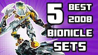 Top 5 Best LEGO Bionicle Sets from 2008 [upl. by Christianity]