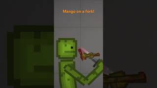 Mango on a fork melon funnyvideos meme [upl. by Ielarol]