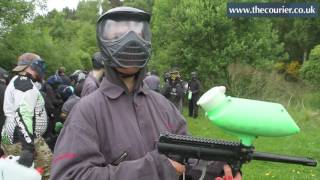 Gayle Ritchie at Bedlam Paintball in Edzell [upl. by Golter]