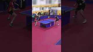 Wait for the revenge 👀 foryou pingpong tabletennis spin forhend smash [upl. by Morez559]