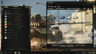 Windows 10 stunning theme Heavy Docker [upl. by Ttehc341]