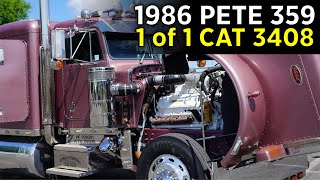 Mr Harrys 1 of 1 1986 Peterbilt 359 with a CAT 3408 [upl. by Claribel100]