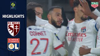 FC METZ  OLYMPIQUE LYONNAIS 1  3  Highlights  FCM  OL  20202021 [upl. by Seleta]