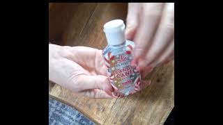 Hempz Candy Cane 🍬 Lotion asmrtapping [upl. by Hoem685]