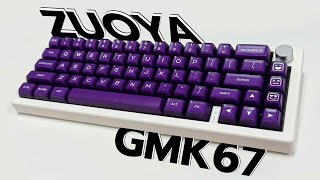 Custom my first keyboard  Zuoya GMK67  Gateron Oil King switch [upl. by Notlih]