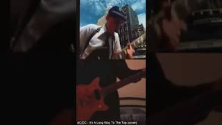 AcDc Its a Long Way to the Top music guitar rock cover acdc shortsyoutube shortvideo [upl. by Tullus]