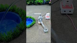 Mini motor water pump project mini tractor project cow water will drink  98 [upl. by Enortna]