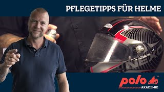 Pflegetipps für Motorradhelme [upl. by Otnas]