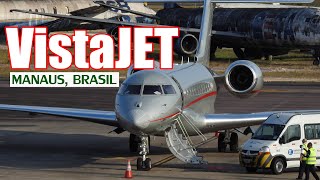 GLOBAL 6000 VISTAJET  MANAUS BRASIL [upl. by Ademla439]