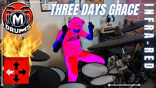 Three Days Grace  InfraRed Drum Cover [upl. by Atilegna]