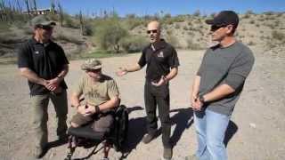 At the CowTown Range in Peoria AZ taping for Personal Defense Network [upl. by Peony]