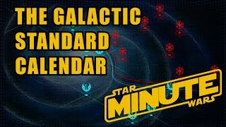 The Galactic Standard Calendar Legends  Star Wars Minute [upl. by Enaej]