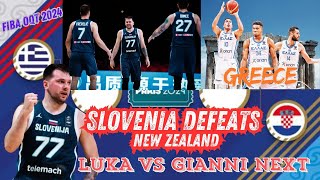 Slovenia vs New Zealand Luka Doncic Team wins and Olympic Dreams Stay Alive [upl. by Jud]