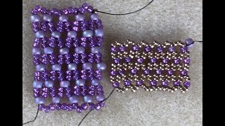 Basic Beaded Netting Technique Part 1 [upl. by Conti]