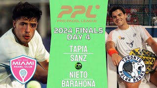 1ST FINALISTS  TAPIA amp SANZ VS NIETO amp BARAHONA Padel Pro League 2024 Finals New York Highlights [upl. by Hiett]