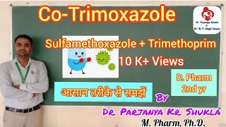 CoTrimoxazole  Sulfamethoxazole  Trimithoprim  Suphonamides part4  Pharm ChemII [upl. by Galina]