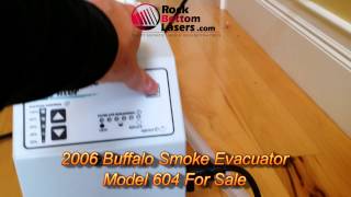 2006 Buffalo Filter PlumeSafe Whisper Model 604 Turbo Smoke Evacuator for Sale [upl. by Nnaassilem474]