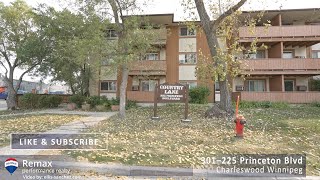 Condo for sale at 301–225 Princeton Blvd in Charleswood Winnipeg [upl. by Arbuckle]