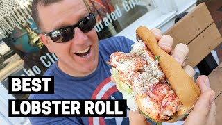 BEST LOBSTER ROLL IN MAINE  Exploring Freeports LL Bean Culinary Delights 🦐 [upl. by Anyel]