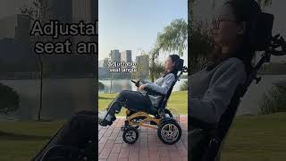 Lightweight Tilt inspace electric wheelchair [upl. by Ahsetra]