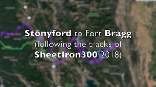 Riding from Stonyford to Ft Bragg SheetIron300 2018 [upl. by Eiroc433]