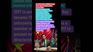 2015 to 2021 FBI was watched over by communist China Chris RAY director had no clue [upl. by Wanids]