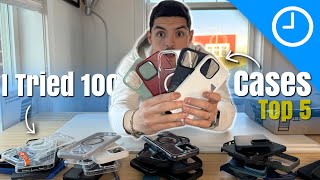 I Tested 100 iPhone Cases These Are My Top 5 [upl. by Une]