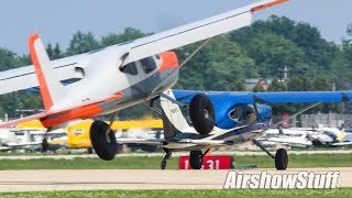 Gusty Oshkosh Arrivals Sunday Part 2  EAA AirVenture Oshkosh 2018 [upl. by Devon10]