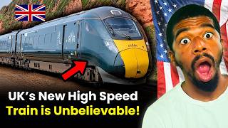 Britains BRAND NEW High Speed Train  quotEveroquot  American Reacts [upl. by Llabmik]