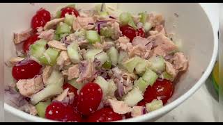 Ensalada de aguacate con atún apio…viralvideo youtubeshorts food army travel [upl. by Ainyt]