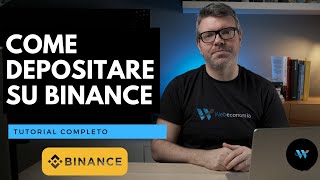 Come depositare EURO su BINANCE tutorial 2023 per Principianti [upl. by Poirer]